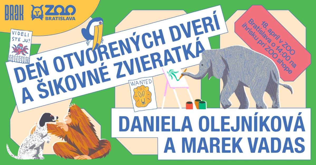 Predstavenie nových detských kníh od vydavateľstva BRAK v ZOO Bratislava