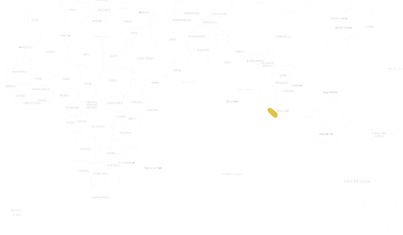 Mapa výskytu Orangutan sumatriansky