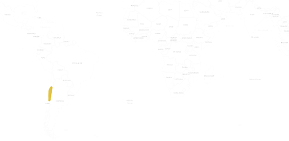 Mapa výskytu Osmák degu