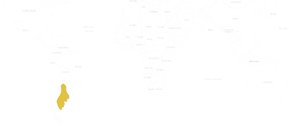 Mapa výskytu Mara stepná