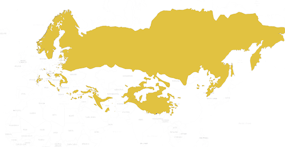 Mapa výskytu Rys ostrovid