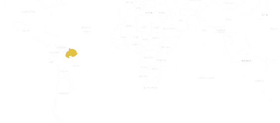 Mapa výskytu Tamarín žltoruký