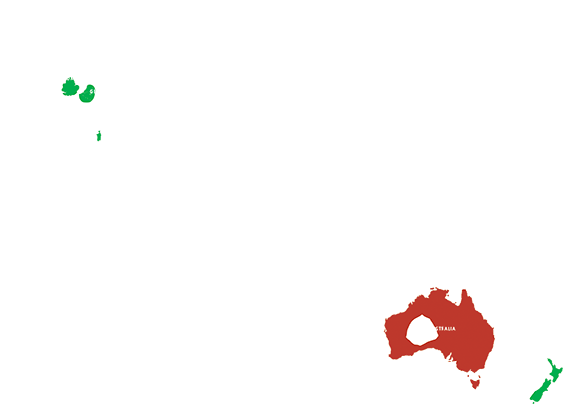 Mapa výskytu Labuť čierna