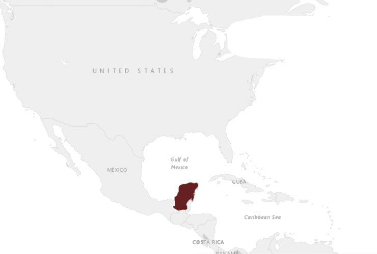 Mapa výskytu Morka očkatá