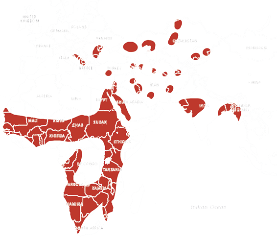 Mapa výskytu Pelikán ružový
