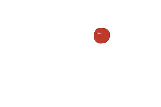 Mapa výskytu Bažant zlatý
