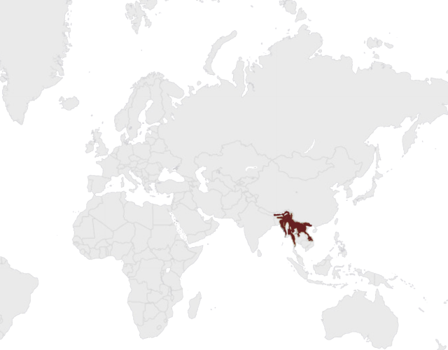 Mapa výskytu Okáč činkvis